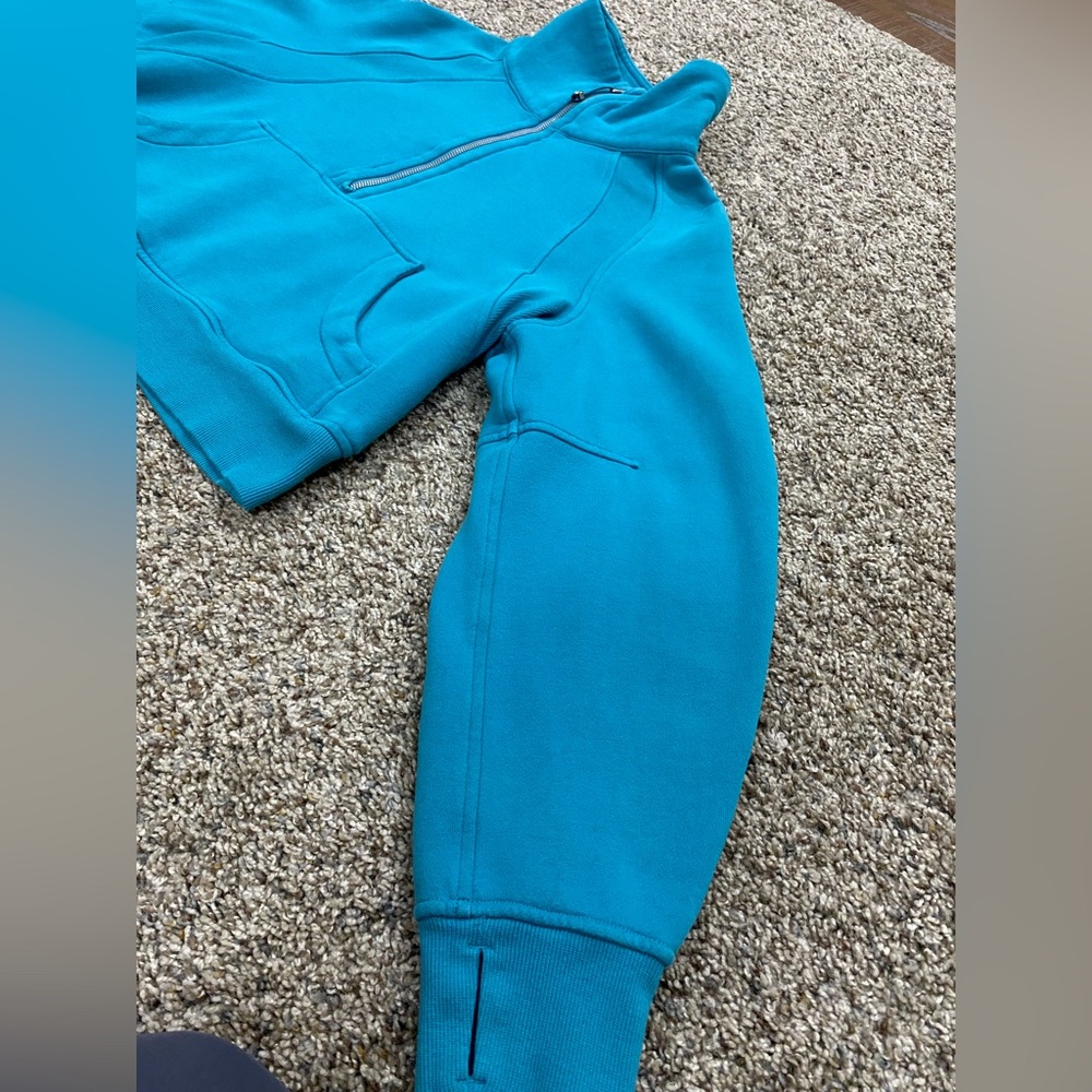 Lululemon Scuba Oversized Funnel Neck Half Zip (Oceanic Color) Xsmall/Small - Picture 3 of 9